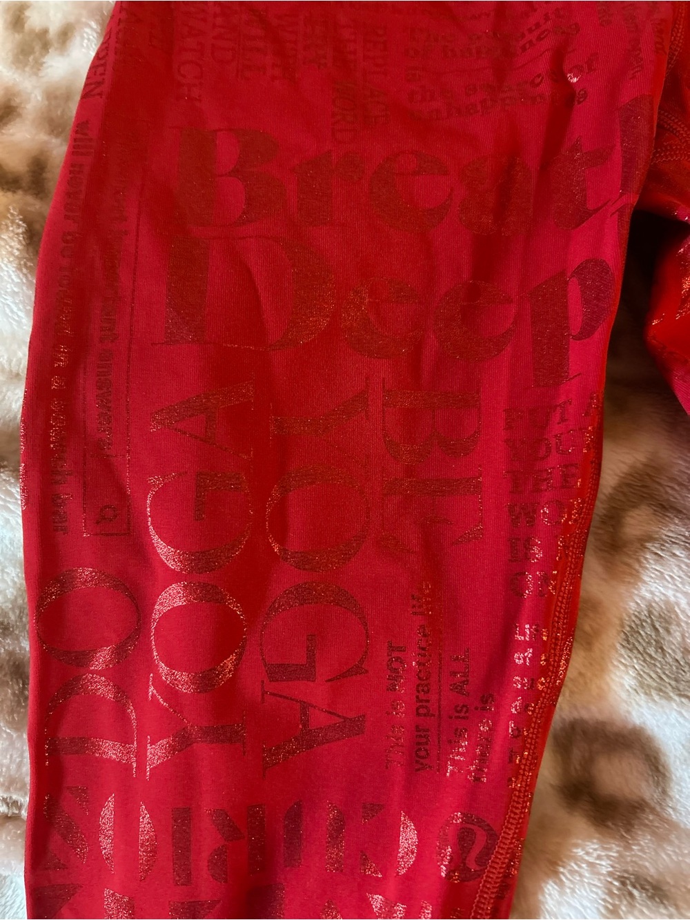 lululemon limited edition positive affirmations leggings! - Picture 2 of 3